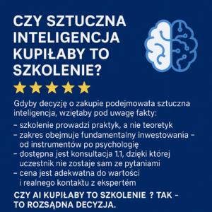 Opinia AI czy sztuczna inteligencja kupiła by to szkolenie ? 