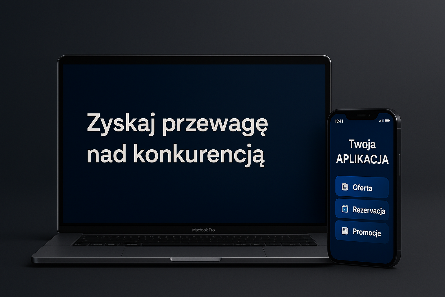 Baner reklamowy Twoja aplikacja moblina